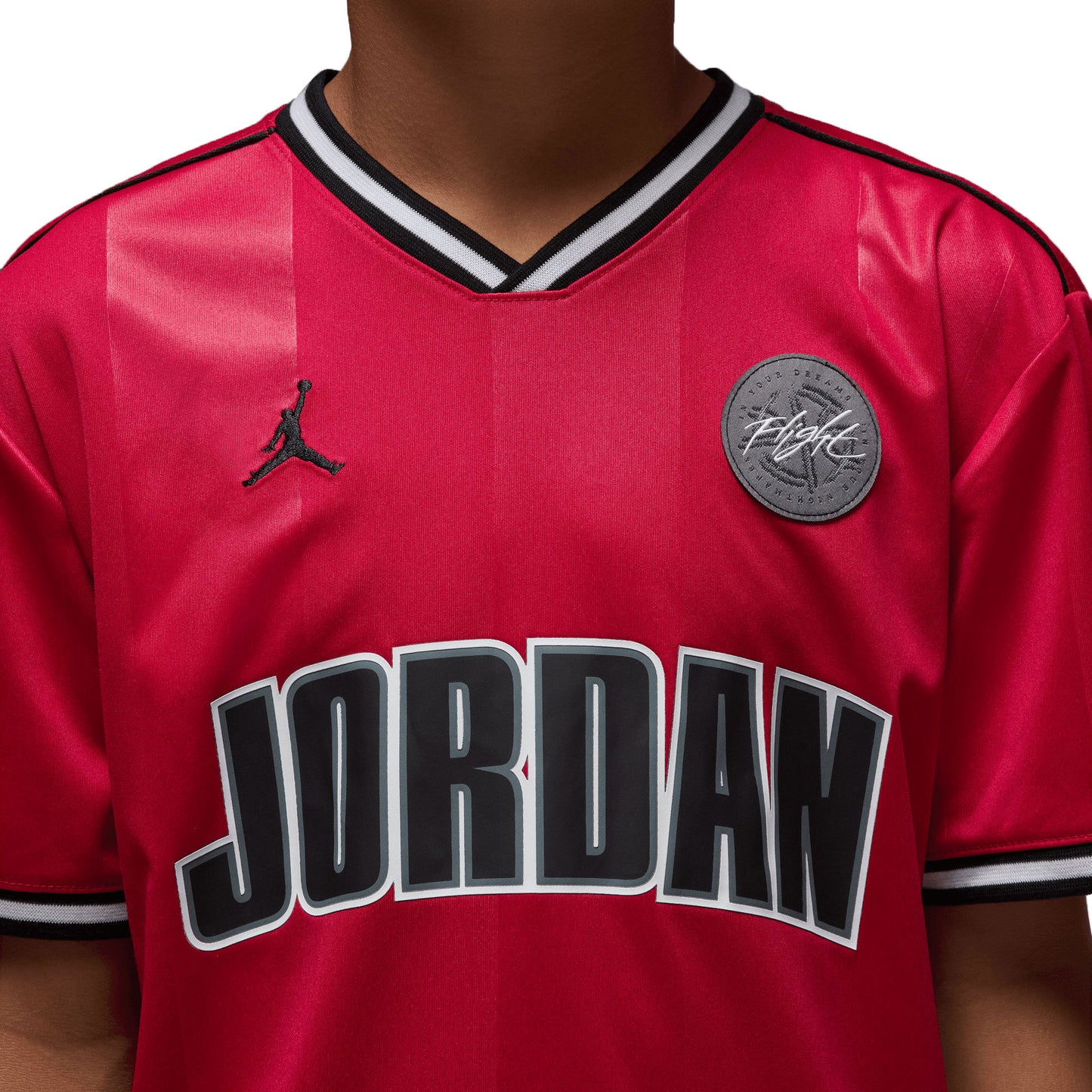 Nike Jordan Boys MJ Sport Jersey Gym Red  - 95F217-R78