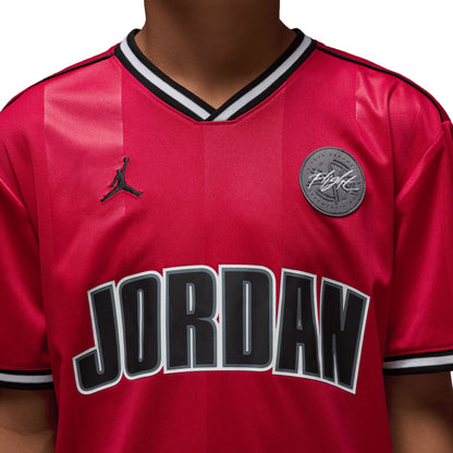 Nike Jordan Boys MJ Sport Jersey Gym Red  - 95F217-R78