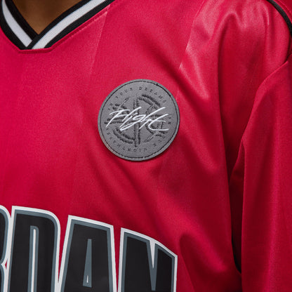 Nike Jordan Boys MJ Sport Jersey Gym Red  - 95F217-R78