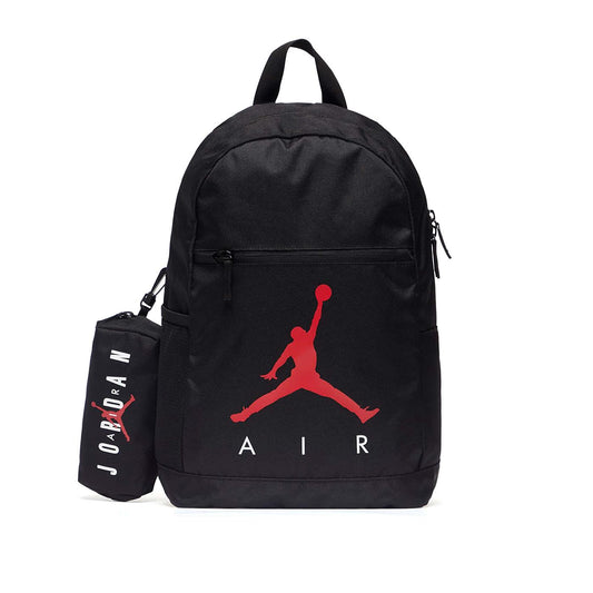 Nike Jordan School Backpack Black/Gym Red-White  - 9B0503-023