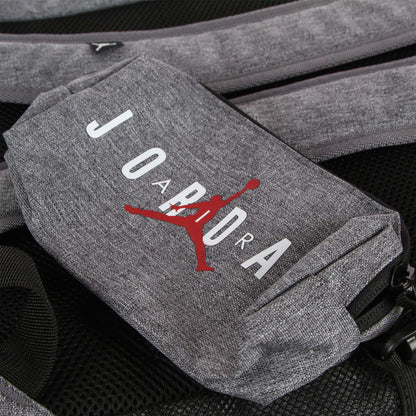 Nike Jordan School Backpack Grey Heather/Black-Gym Red