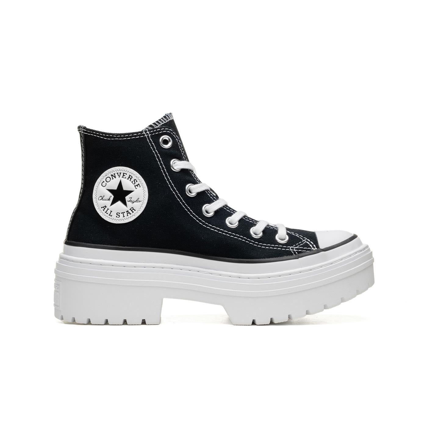 Converse CTAS Lugged Heel Hi Black/White/Egret  - A08258C