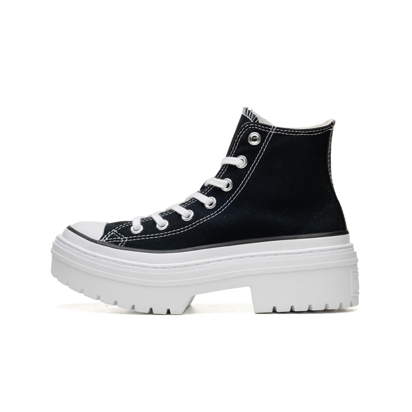 Converse CTAS Lugged Heel Hi Black/White/Egret  - A08258C