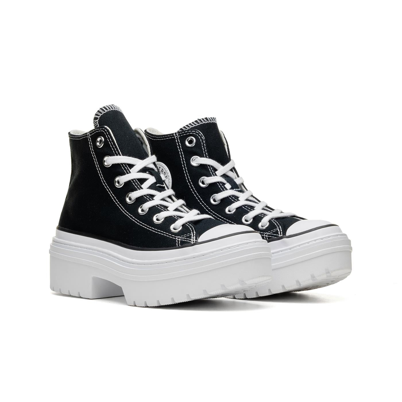 Converse CTAS Lugged Heel Hi Black/White/Egret  - A08258C