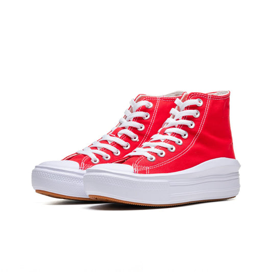 Converse CT All Star Move Hi Red/White  - A09073C