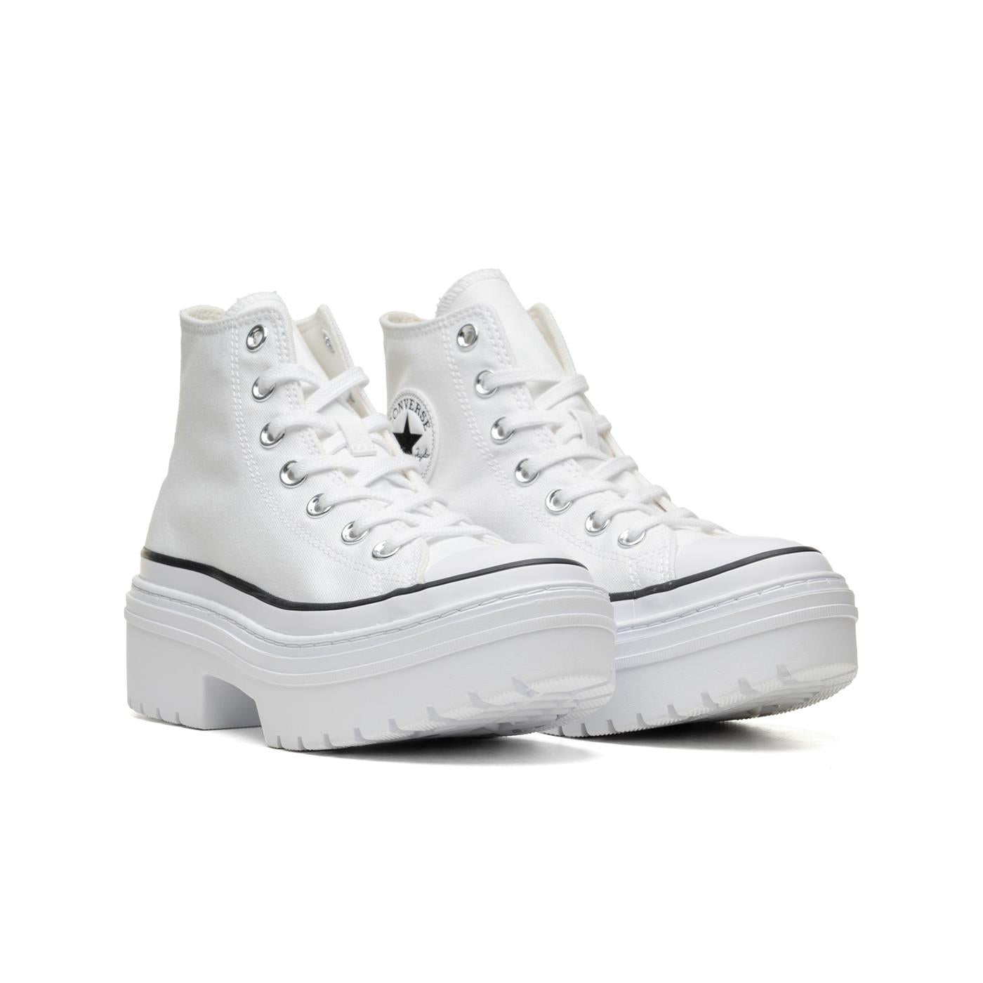 Converse CT All Star Lugged Heel Hi White/Black/Egret  - A10364C