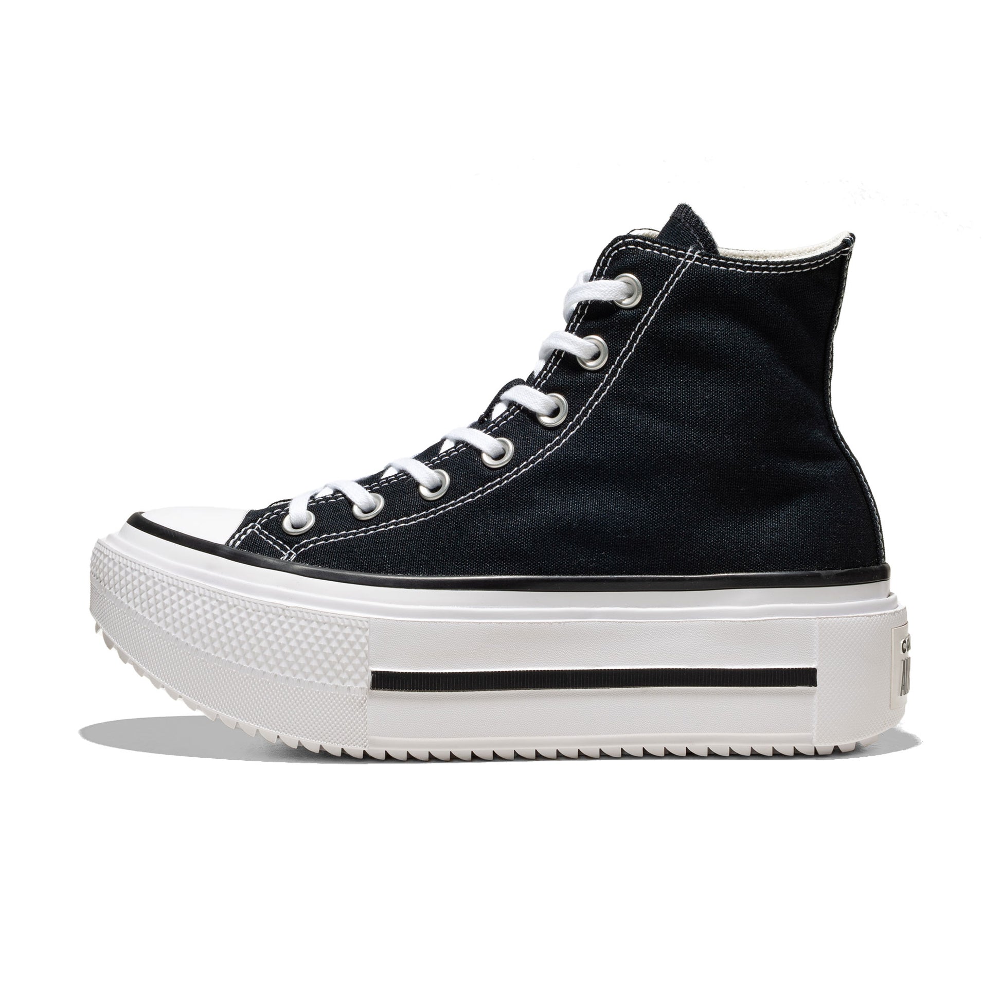 Converse Chuck Taylor All Star Lift Double Stack Hi Black/Wh  - A12975C
