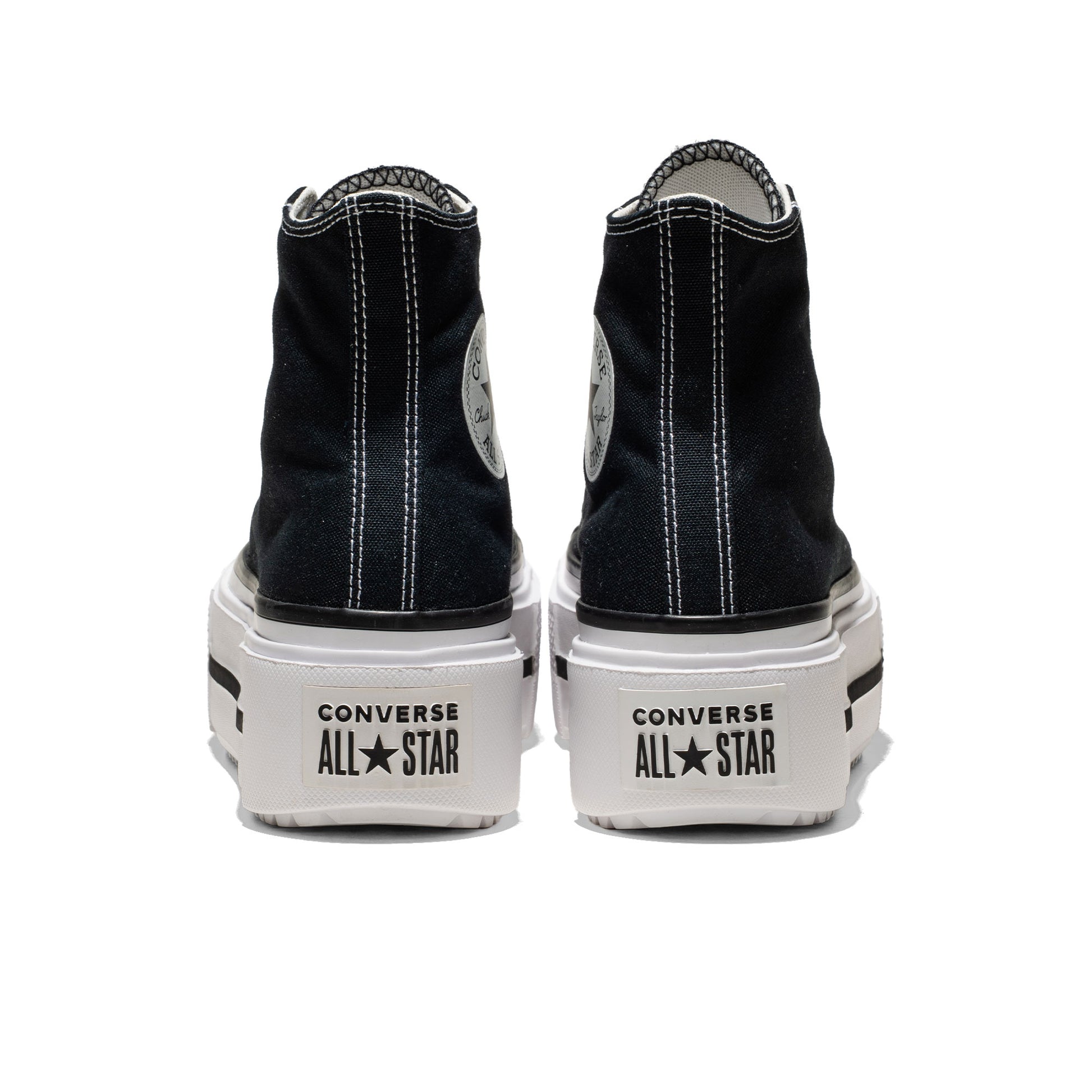 Converse Chuck Taylor All Star Lift Double Stack Hi Black/Wh  - A12975C