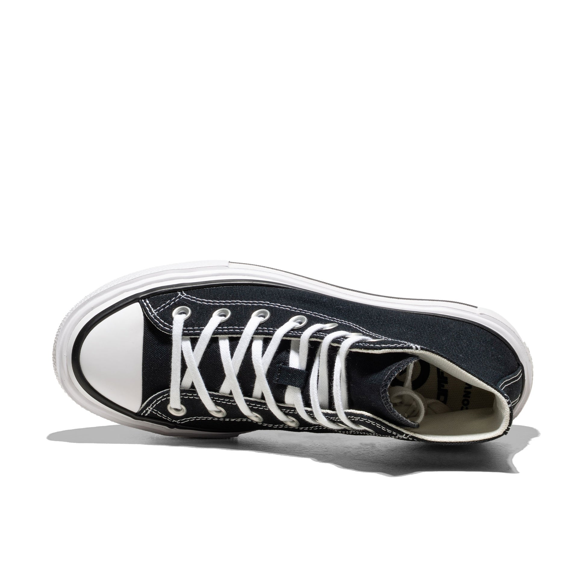 Converse Chuck Taylor All Star Lift Double Stack Hi Black/Wh  - A12975C