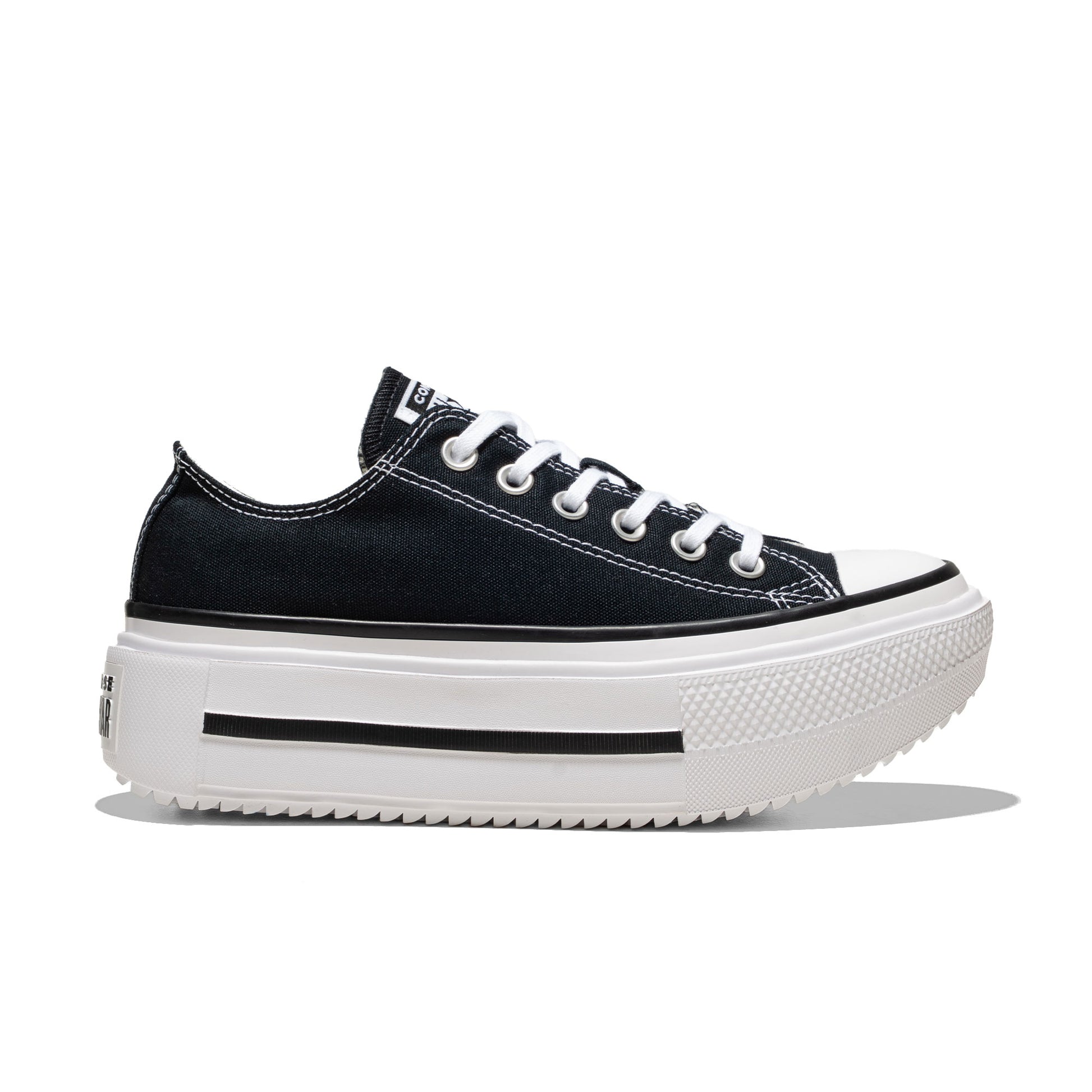 Converse Chuck Taylor All Star Lift Double Stack Ox Black/Wh  - A15490C
