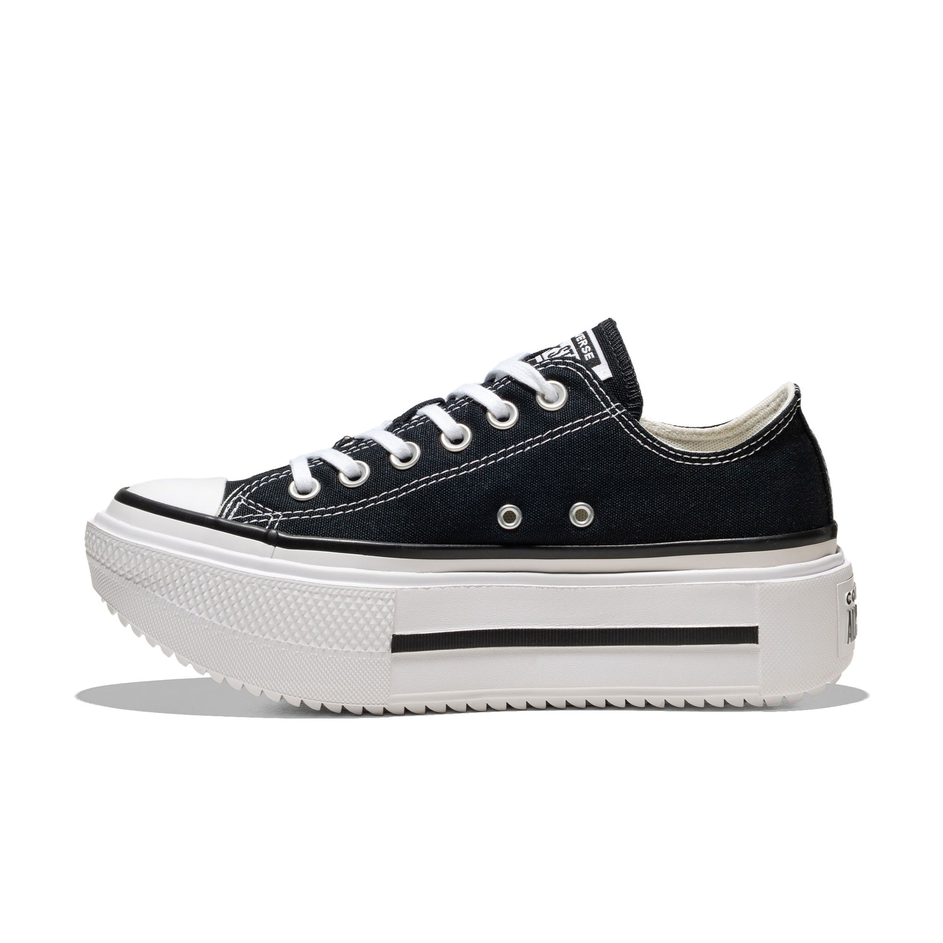 Converse Chuck Taylor All Star Lift Double Stack Ox Black/Wh  - A15490C