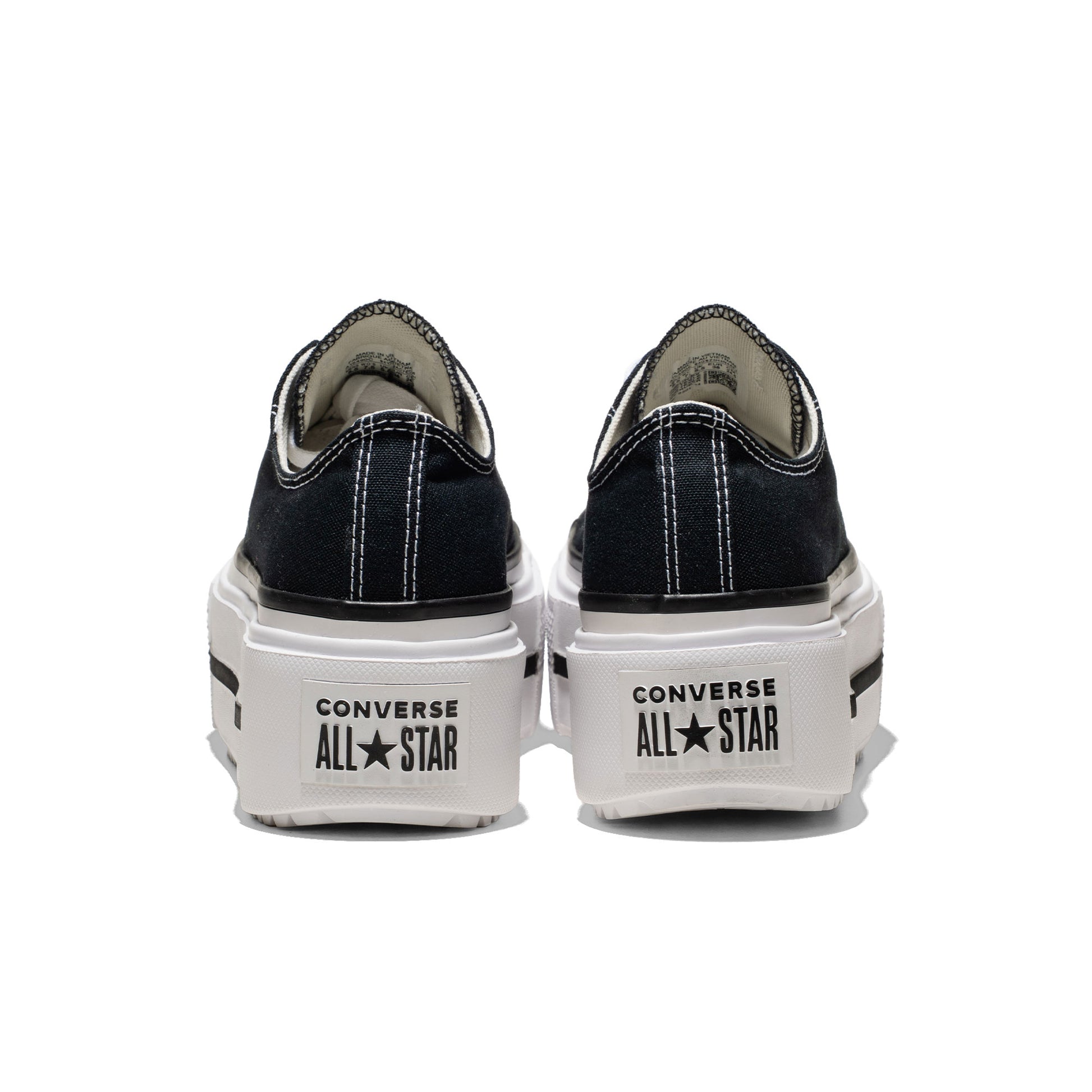 Converse Chuck Taylor All Star Lift Double Stack Ox Black/Wh  - A15490C