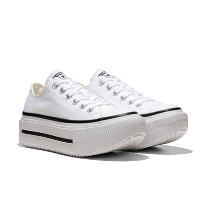 Converse CTAS Lift Double Stack Ox White/Black  - A15491C