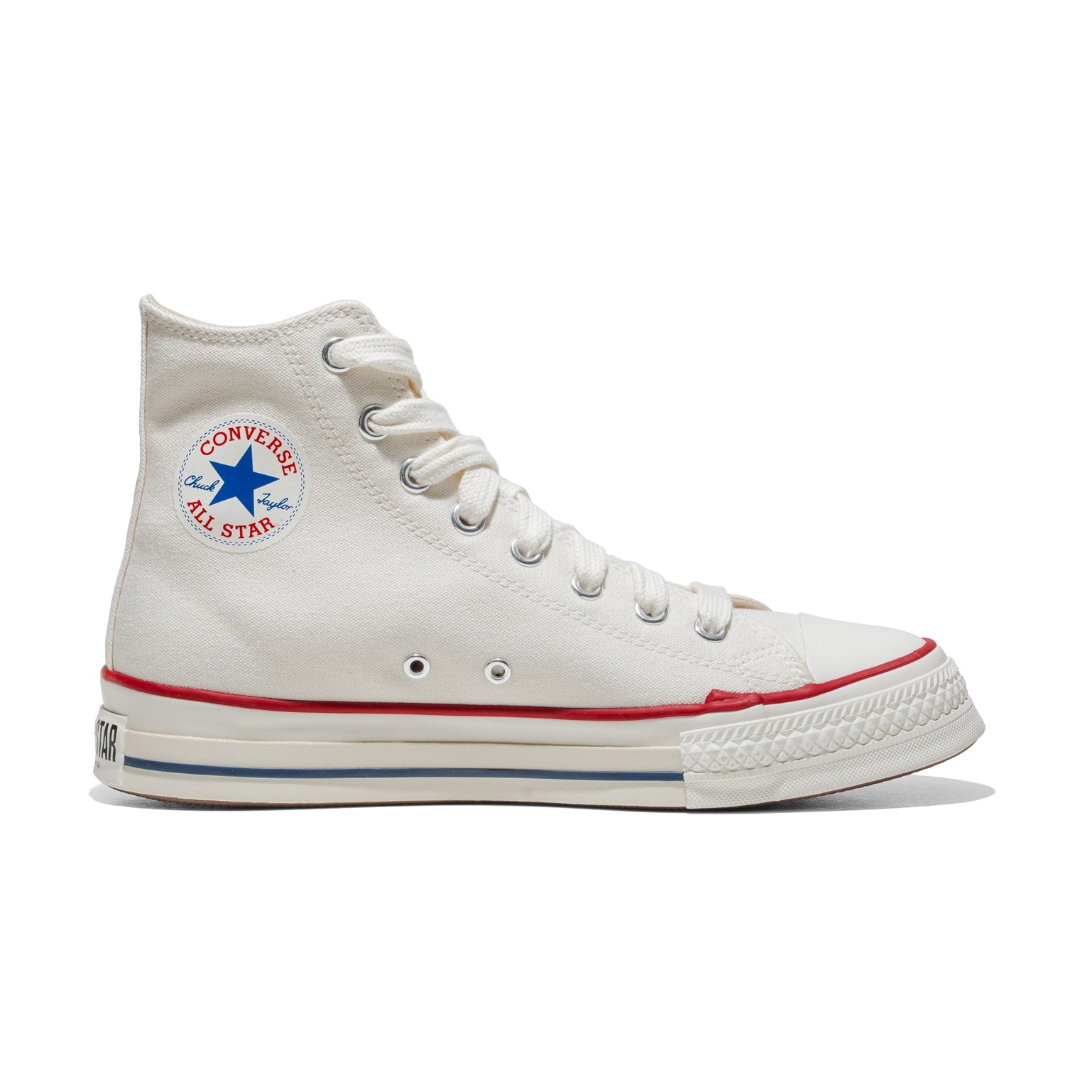 Converse Chuck Taylor Throwback Hi Vintage White/Blue/Red  - A18106C