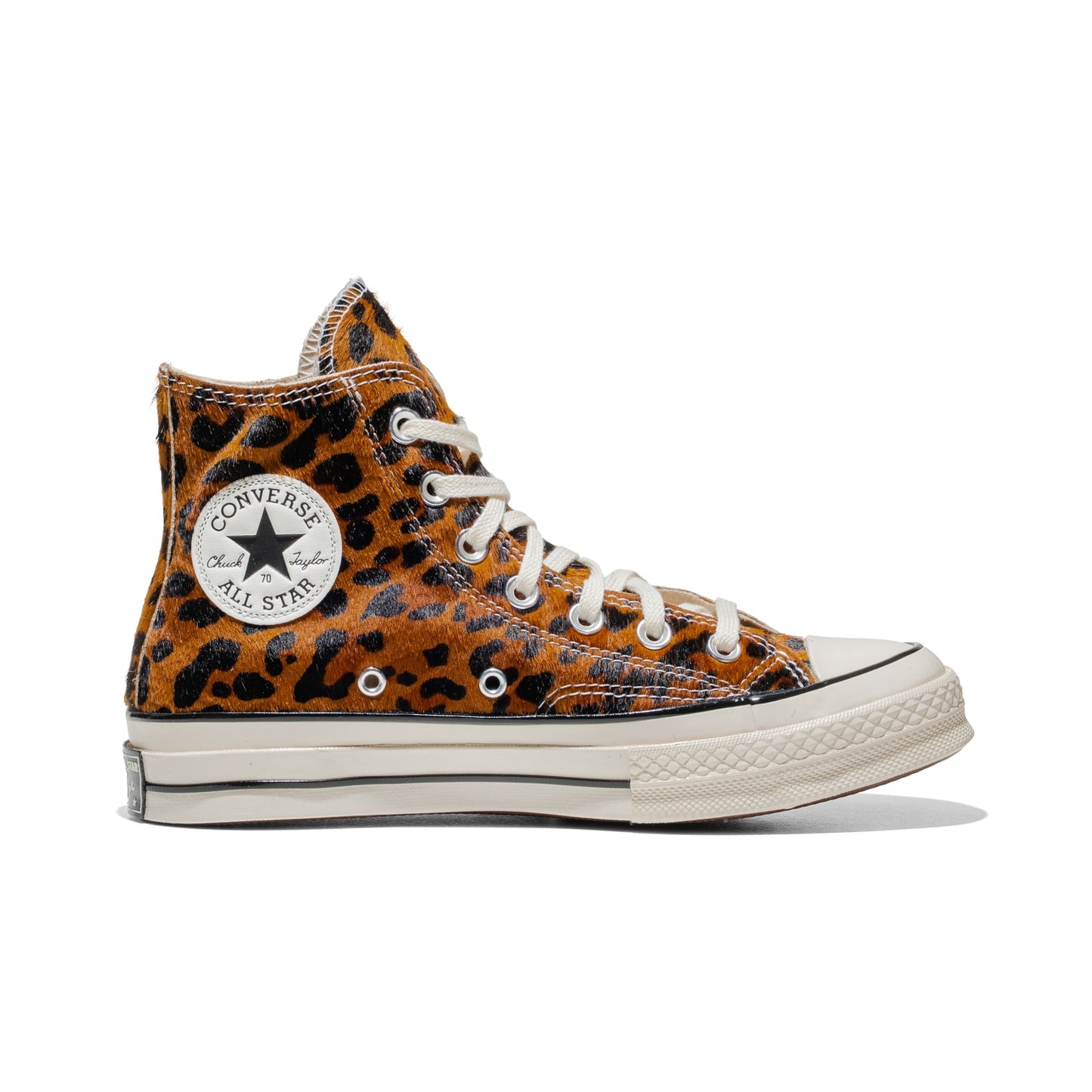 Converse Chuck 70 Hi Leopard Pony Hair Black/Natural Ivory  - A19169C