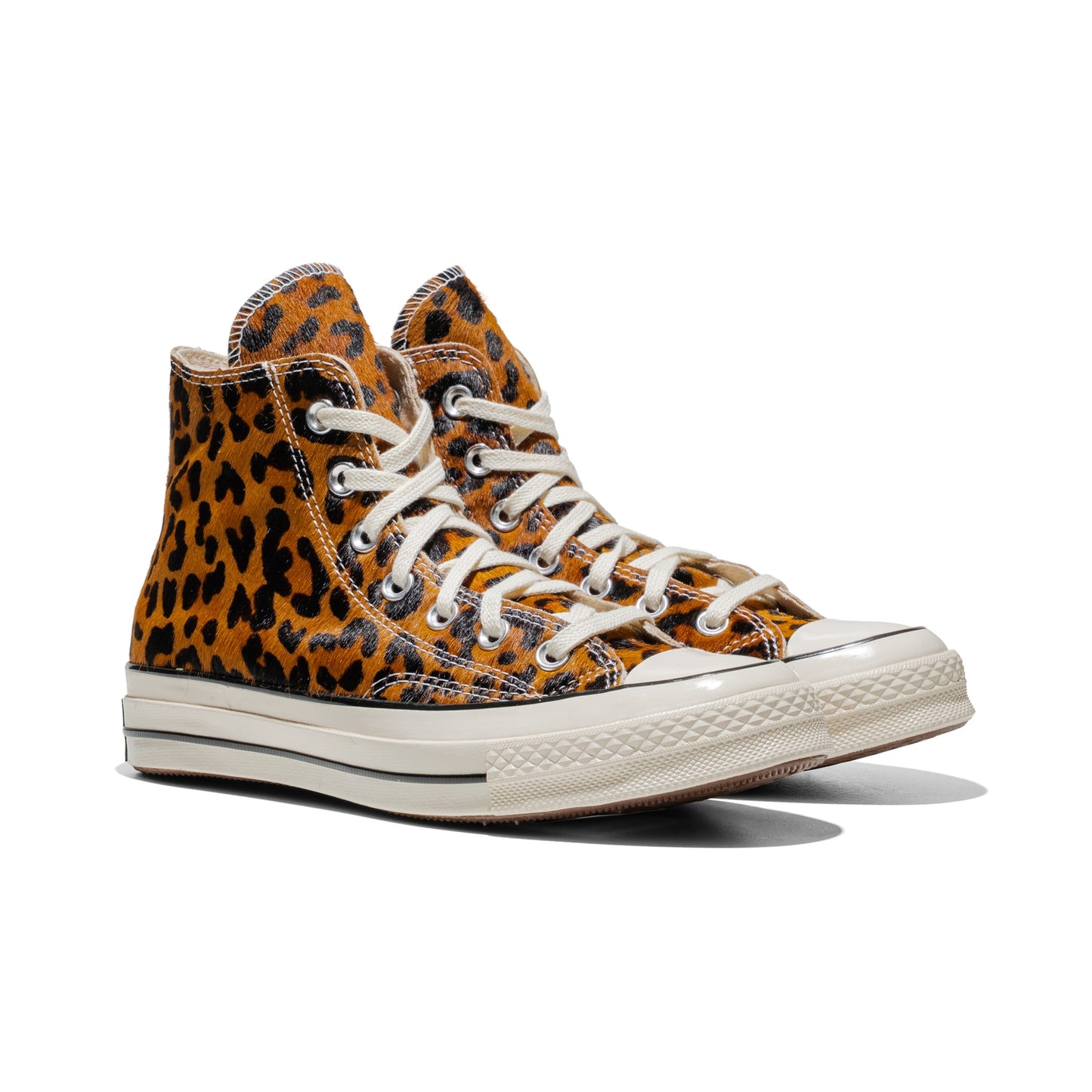 Converse Chuck 70 Hi Leopard Pony Hair Black/Natural Ivory  - A19169C