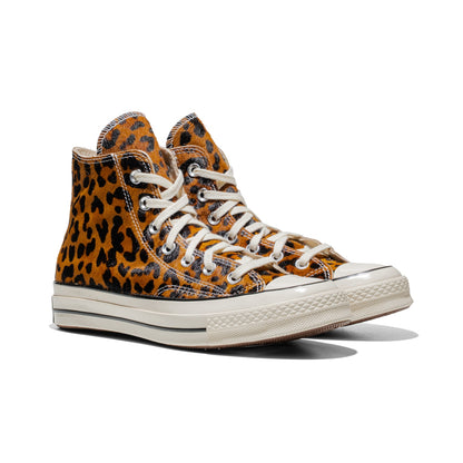 Converse Chuck 70 Hi Leopard Pony Hair Black/Natural Ivory  - A19169C