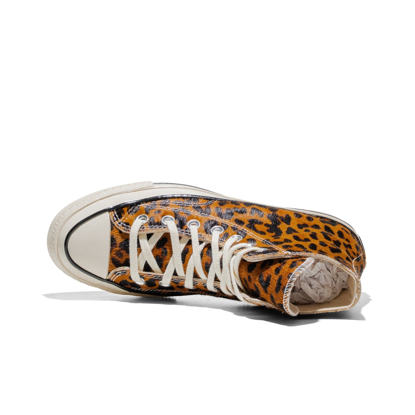 Converse Chuck 70 Hi Leopard Pony Hair Black/Natural Ivory  - A19169C