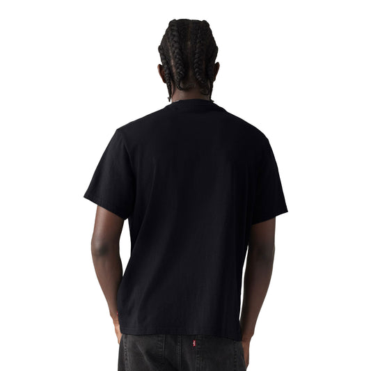 Levis LSE SS Relaxed Fit Tee Boxtab 5in Black  - A2082-0205