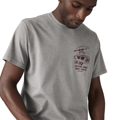 Levis LSE SS Relaxed Fit Tee LS Fresh Mid Tone Heather Grey  - A2082-0340