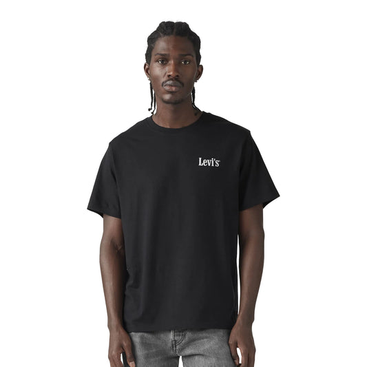 Levis LSE SS Relaxed Fit Tee Glizzn N The Sun Jet Black Body  - A2082-0342