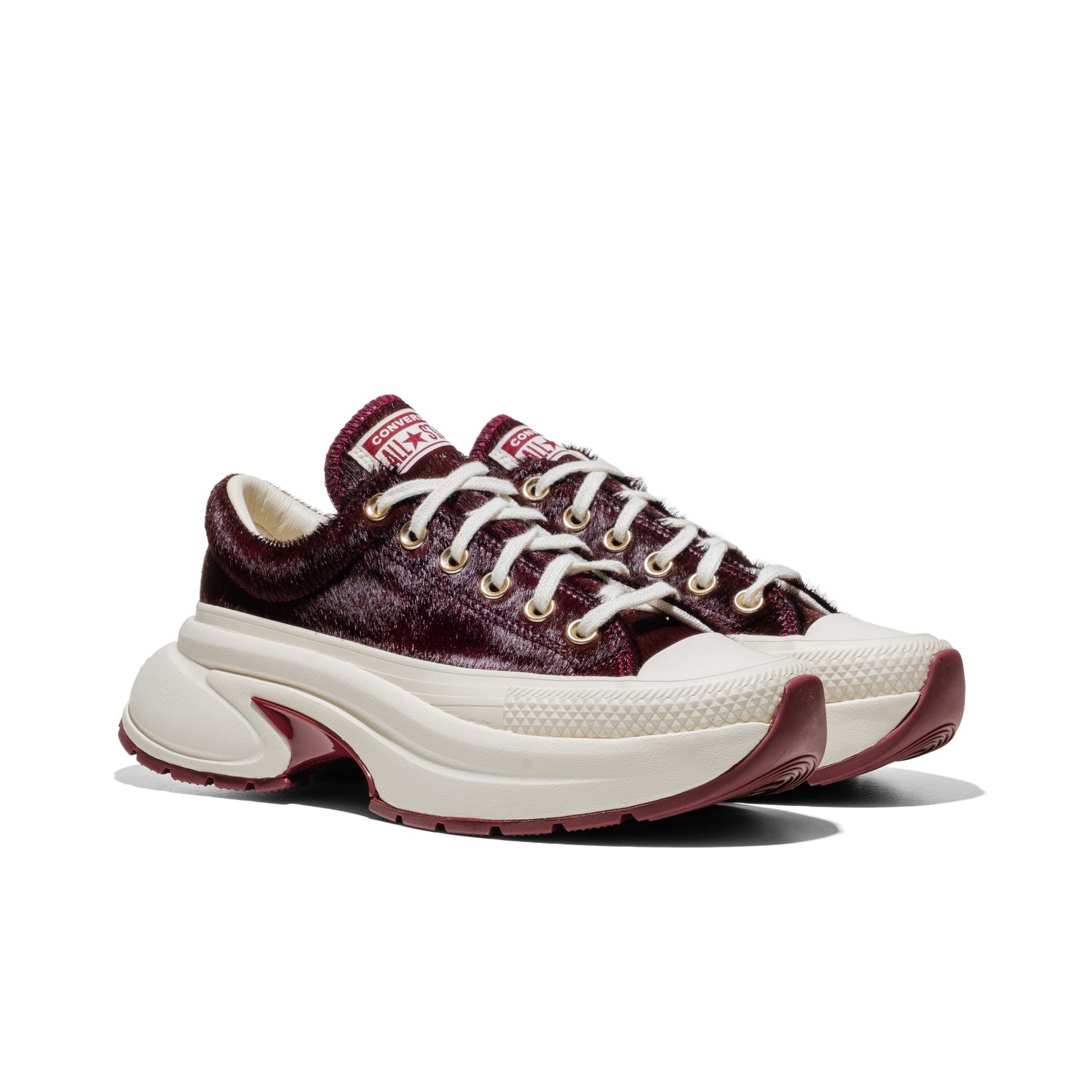 Converse Run Star Crush Ox Pony Hair Cherry Daze/Egret/Egret  - A22399C