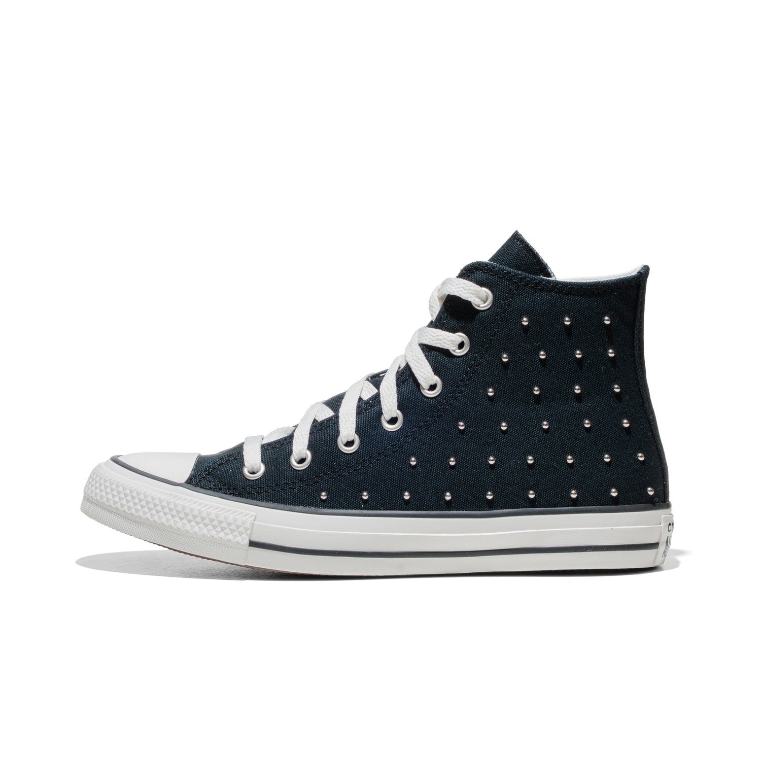 Converse CT All Star Hi Metal Studs Black/Vintage White  - A23956C