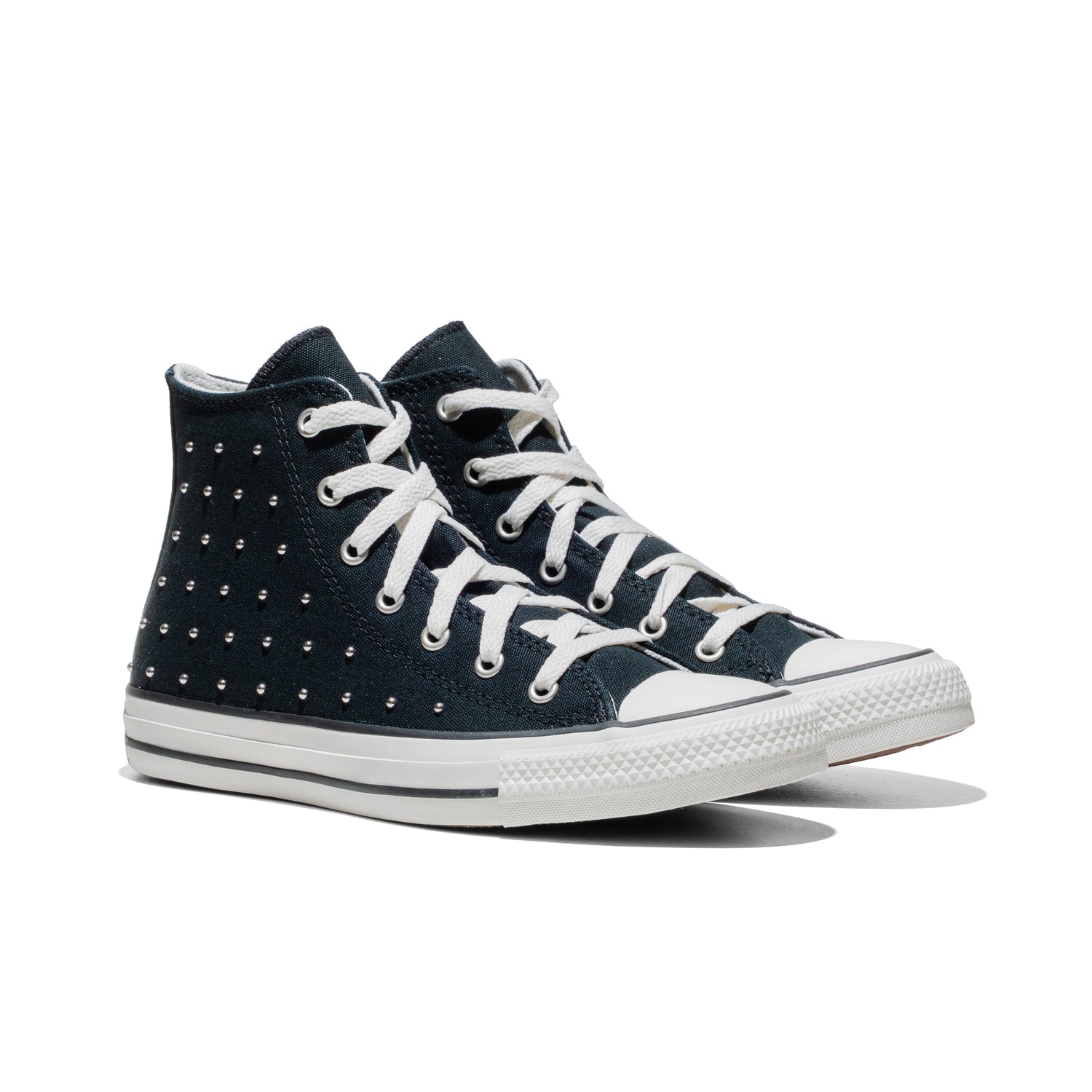 Converse CT All Star Hi Metal Studs Black/Vintage White  - A23956C