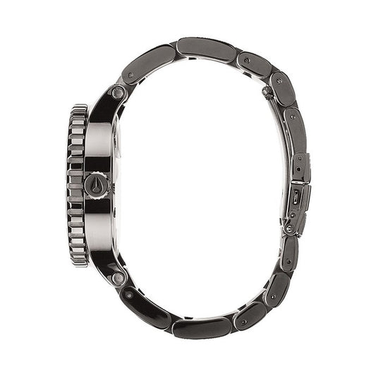 Nixon Diplomat Ss 45 Mm Polished Gunmetal/Lum  - A2771885