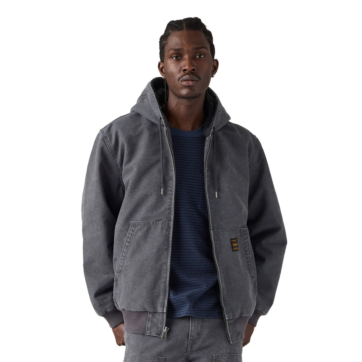 Levis Potrero Denim Hoody Jacket Duo Fade Periscope  - A3222-0022