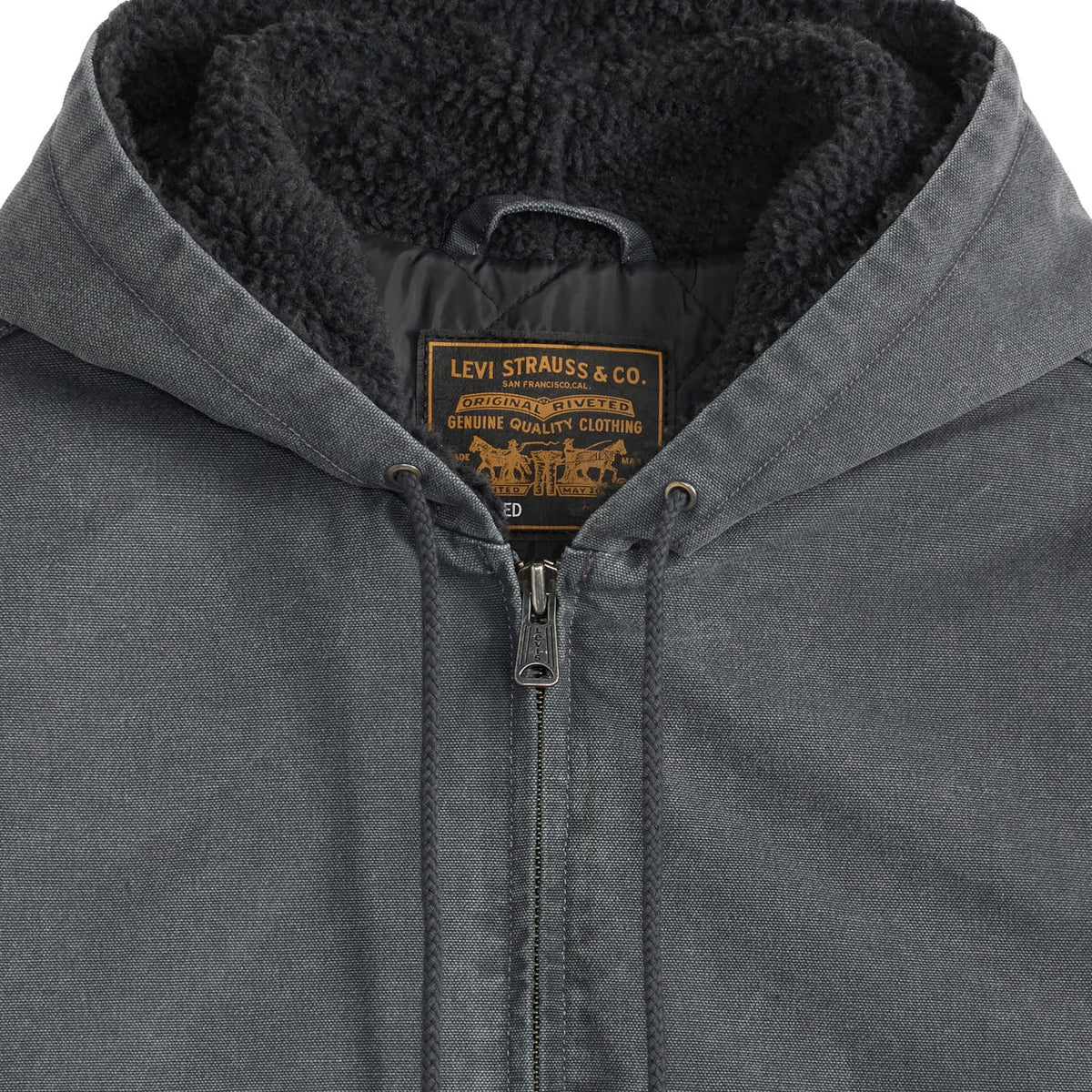 Levis Potrero Denim Hoody Jacket Duo Fade Periscope  - A3222-0022