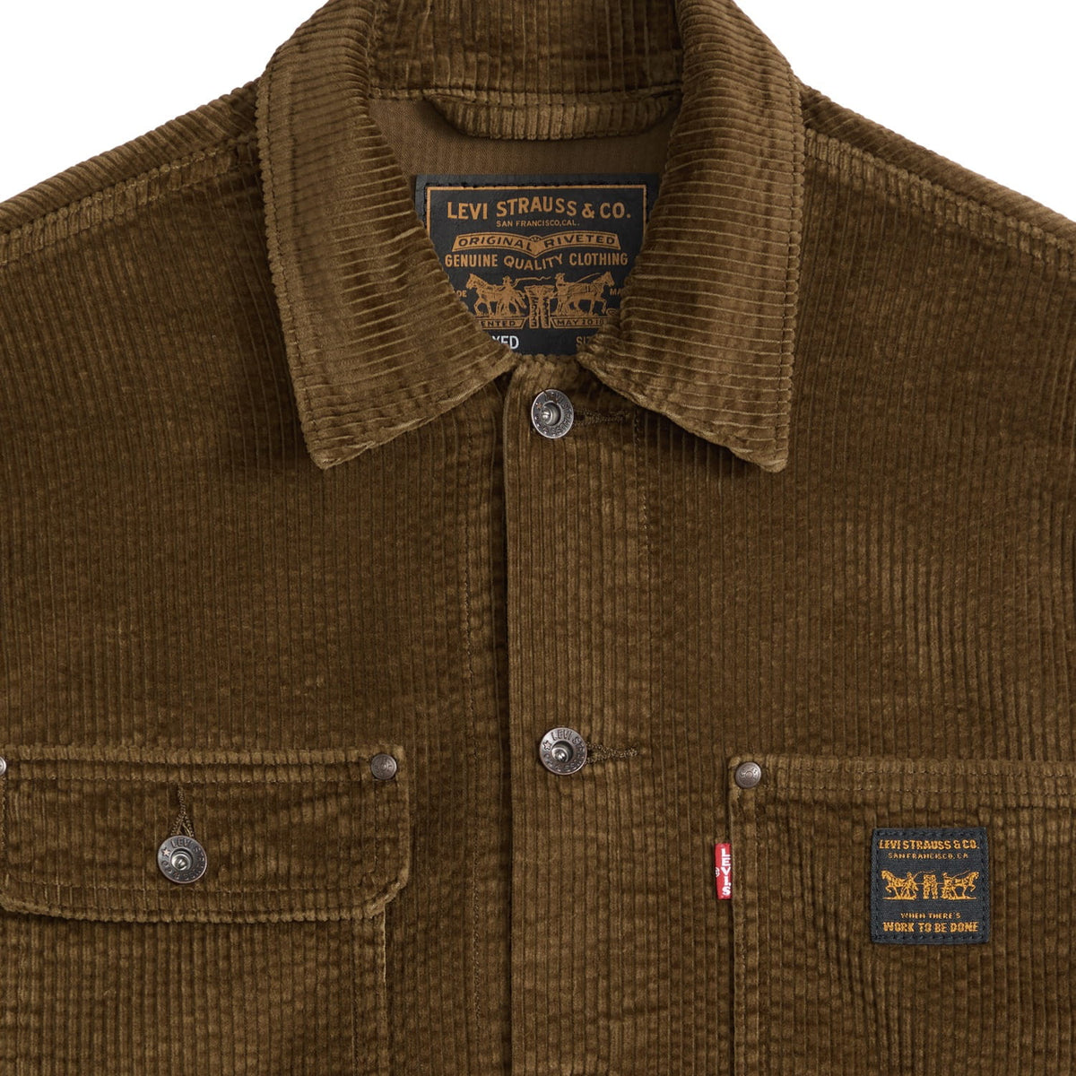 Levis Sunrise Corduroy Trucker Jacket Desert Palm  - A4820-0030