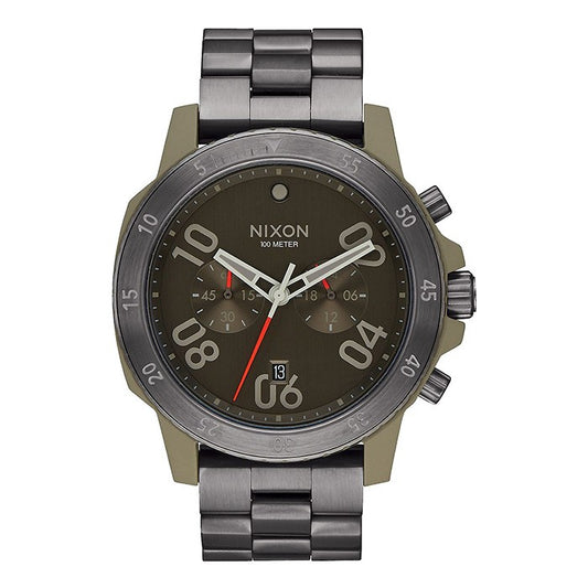 Nixon Ranger Chrono 44 Mm Sage/Gunmetal  - A5492220