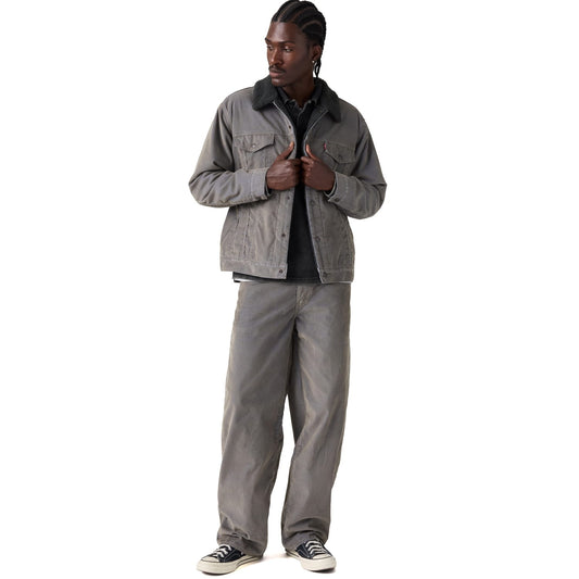 Levis Relaxed Fit Sherpa Trucker Jacket Dusk Khaki  - A5784-0063