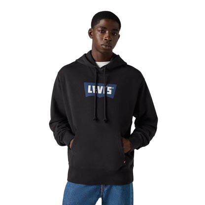 Levis Premium Graphic Hoodie Vtg BW logo Three Caviar  - A7386-0019