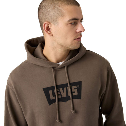 Levis Premium Graphic Hoodie Vintage BW Hood Maitake Brown  - A7386-0029