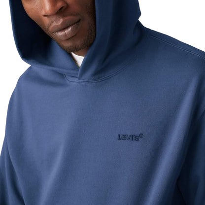 Levis The Authentic Hoodie Sargasso Sea Garment Dye  - A8435-0020