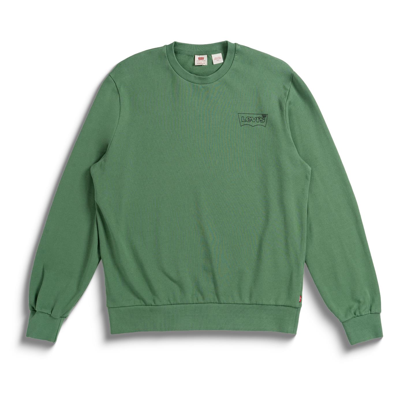 Levis LSE Graphic Crew Sweatshirt Fill Myrtle Body/Black  - A8586-0018