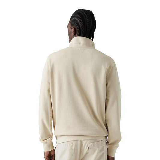 Levis Original HM 1/4 Zip Sweatshirt Fog  - A8606-0002