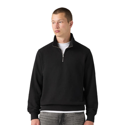 Levis Original HM 1/4 Zip Sweatshirt Mineral Black  - A8606-0016