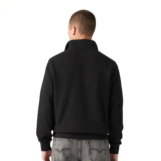 Levis Original HM 1/4 Zip Sweatshirt Mineral Black  - A8606-0016