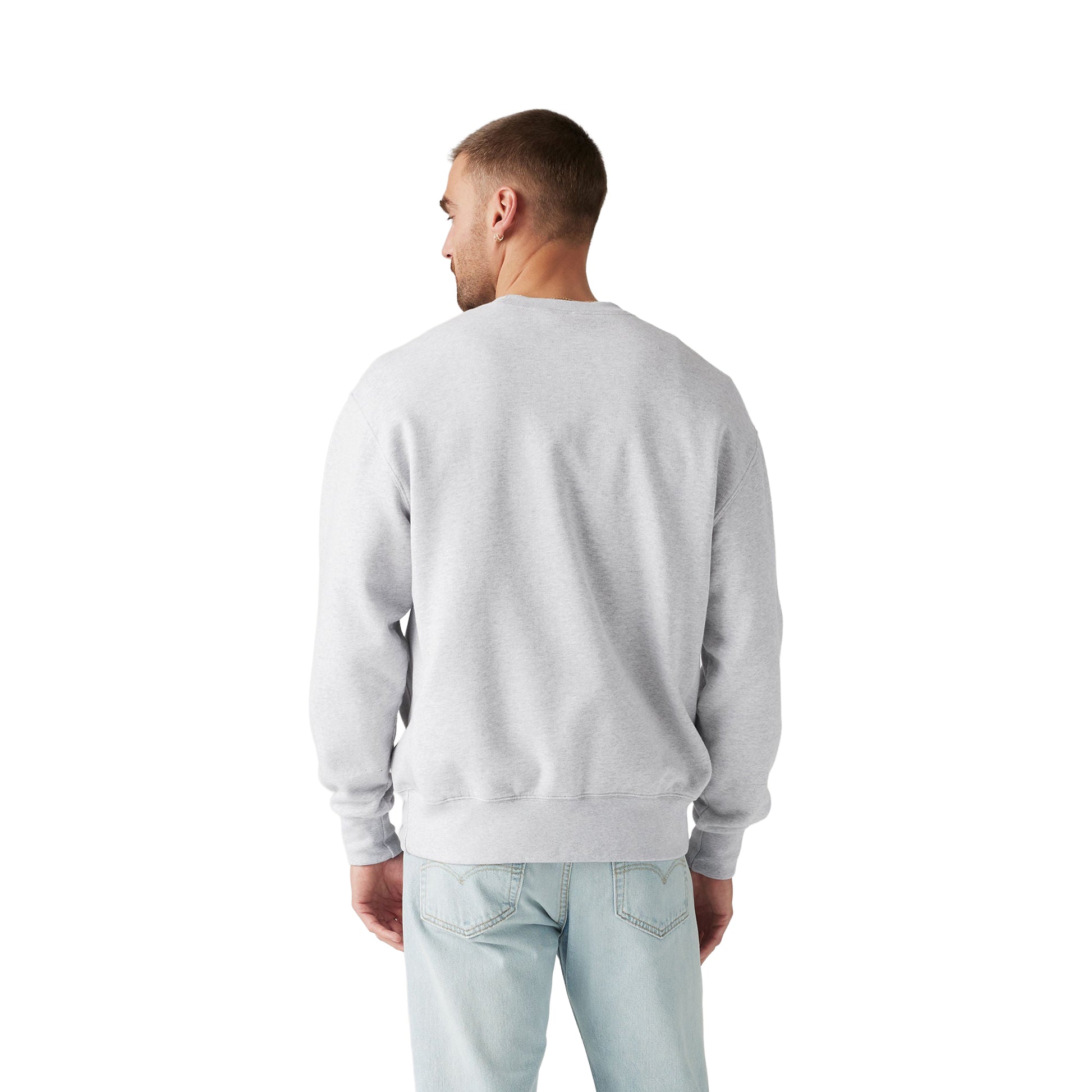 Levis Authentic Crew Light Gray Heather  - A9244-0001