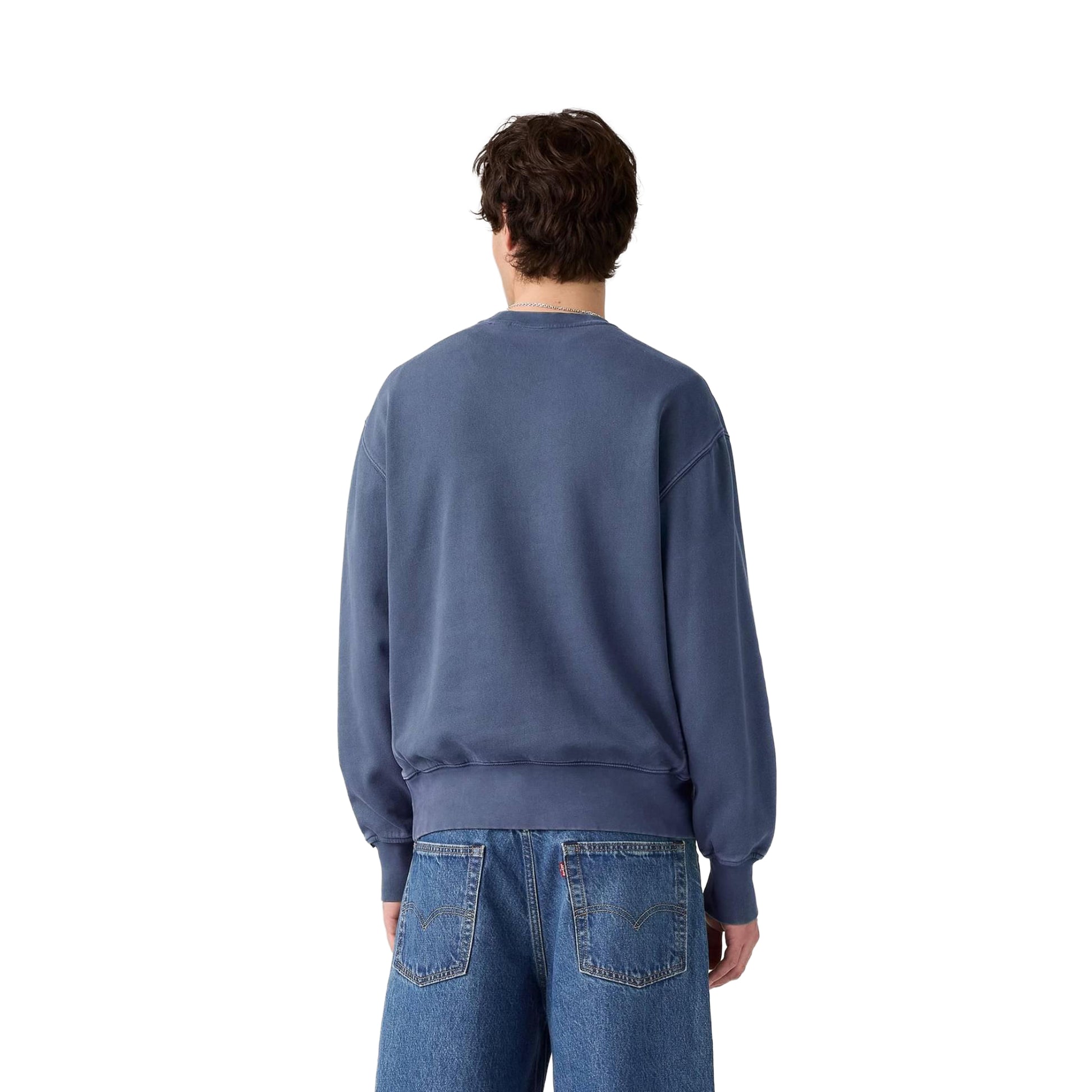 Levis Authentic Crew Sargasso Sea Garment Dye  - A9244-0002