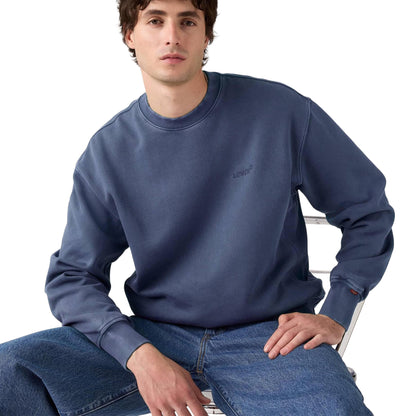 Levis Authentic Crew Sargasso Sea Garment Dye  - A9244-0002