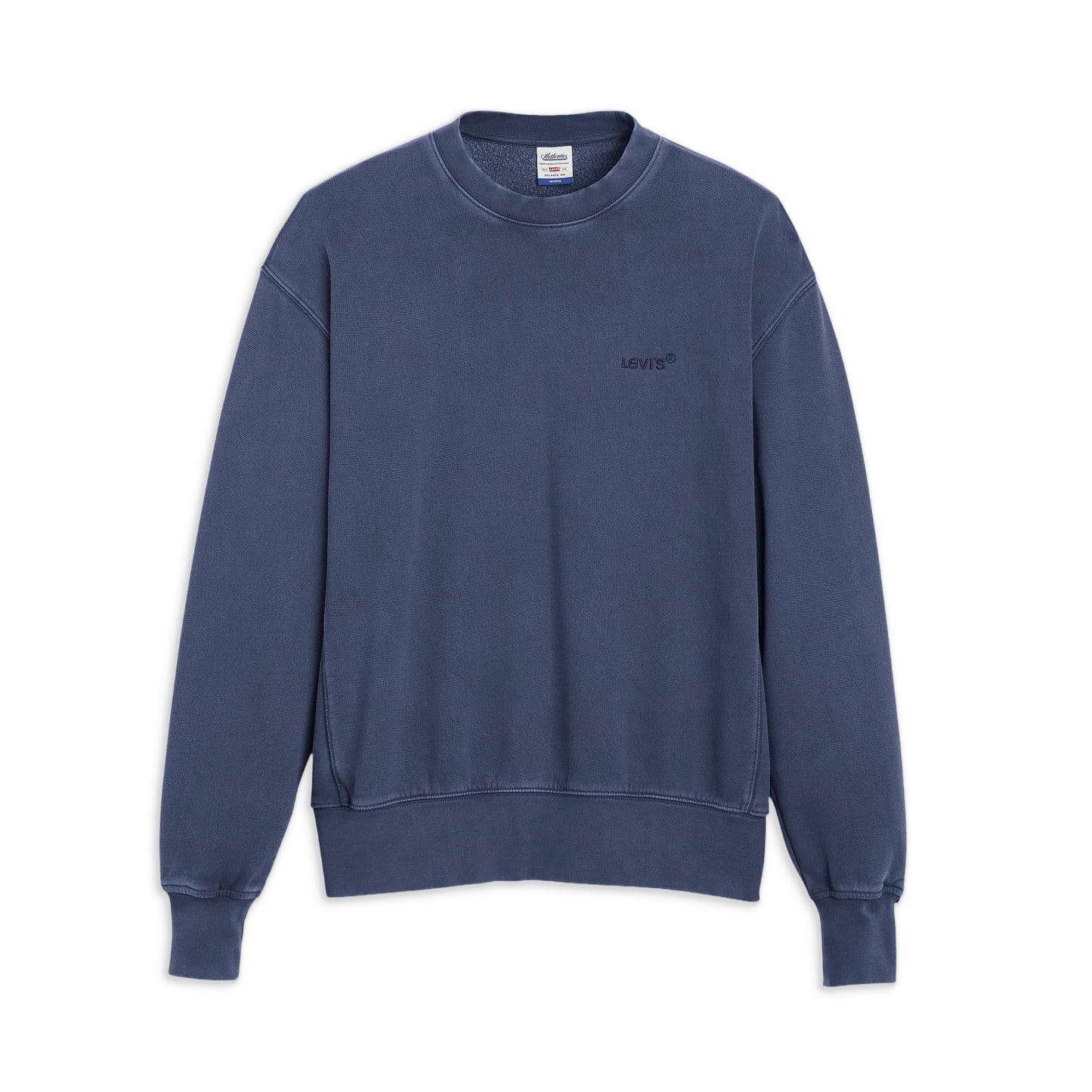 Levis Authentic Crew Sargasso Sea Garment Dye  - A9244-0002