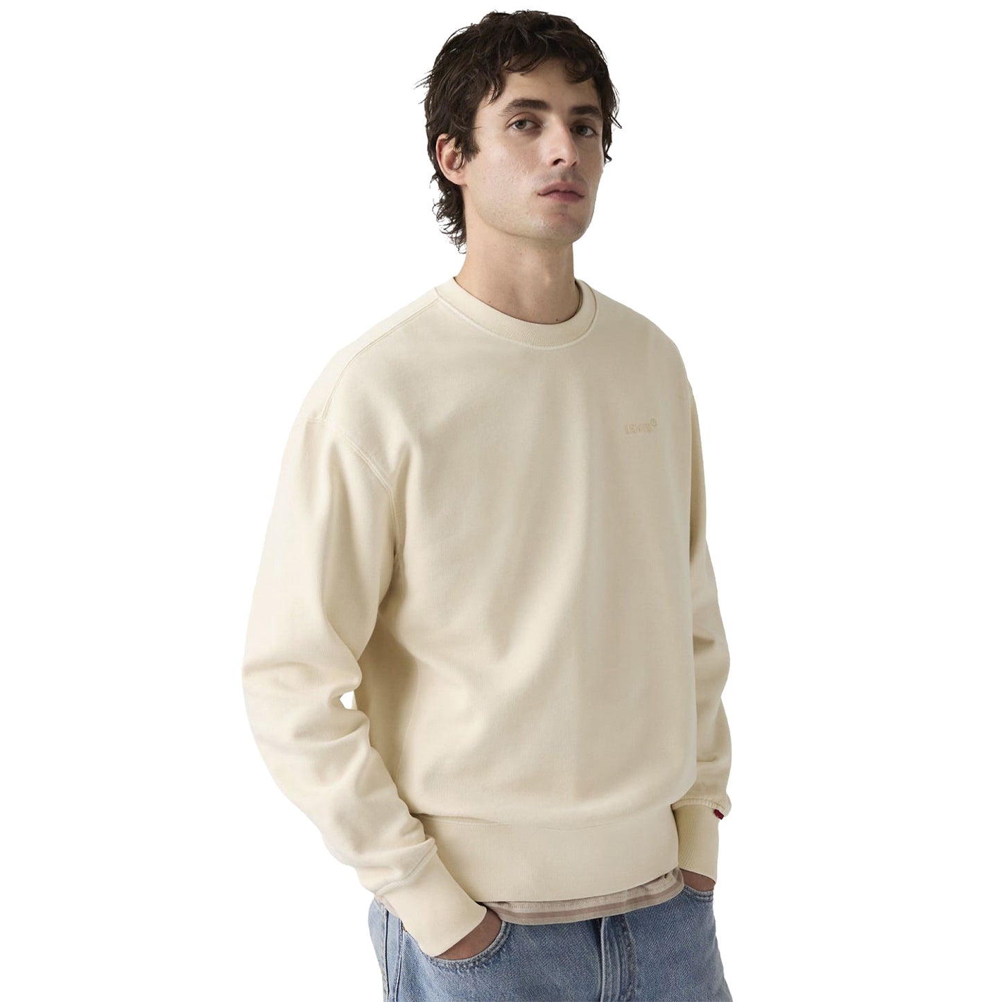 Levis Authentic Crew Garment Dye Rutabaga  - A9244-0043