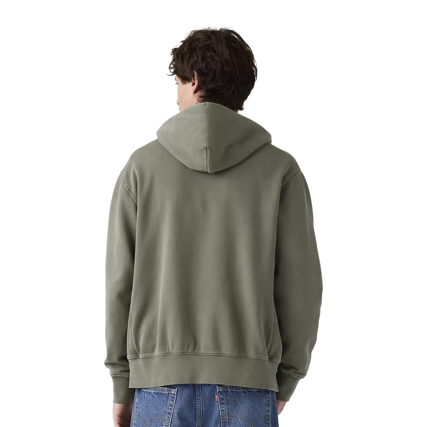 Levis Authentic Full Zip Hoodie Garment Dye Kambaba  - A9265-0007