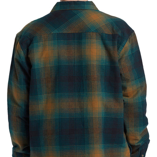 Billabong Offshore Quilted Overshirt Real Teal  - ABYJK00207-BSD0