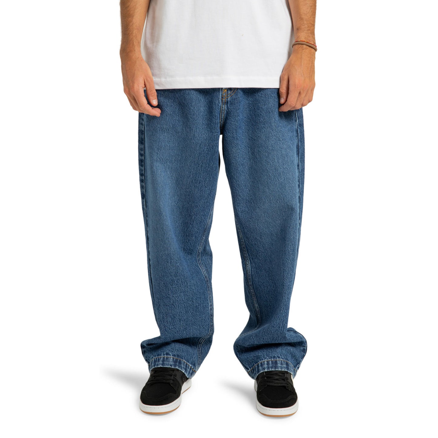 DC Shoes Worker Baggy Denim Pant Stone Indigo  - ADYDP03093-BLCW