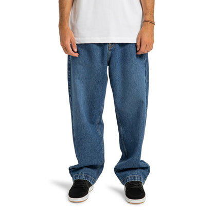DC Shoes Worker Baggy Denim Pant Stone Indigo  - ADYDP03093-BLCW